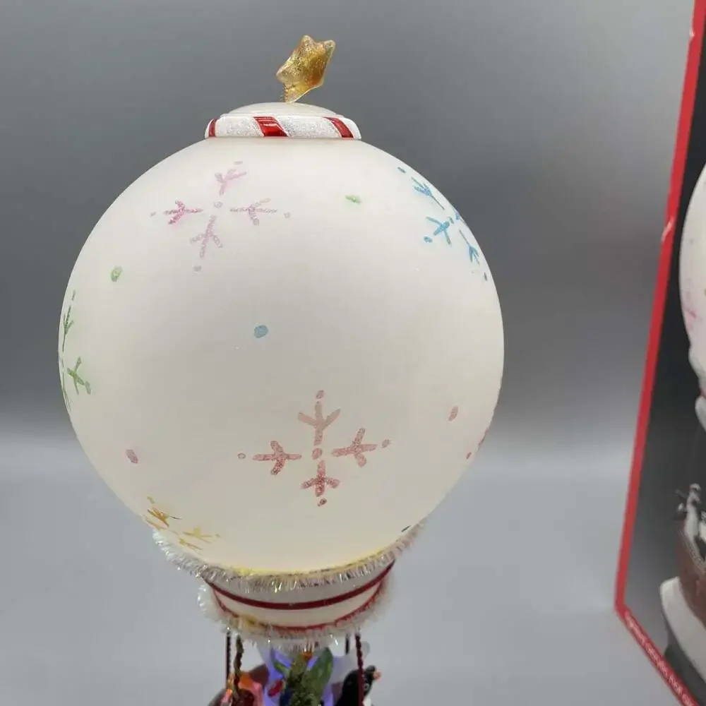 Christmas Lighted Hot Air Balloon w/ Snowman & Penguins by JC Penney Home Tested